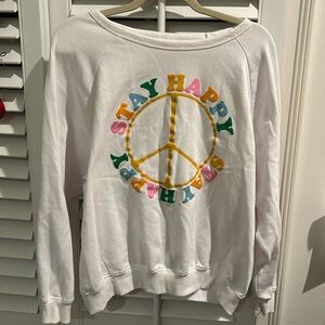 Target, “stay happy” crewneck, perfect condition (no stains, tears or rips)